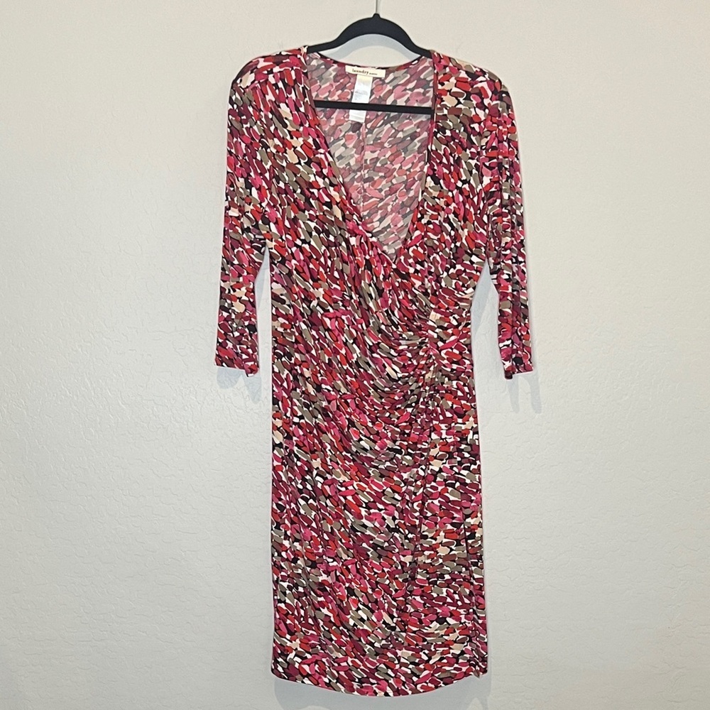 Laundry by Design Multicolor Long Sleeve Dress